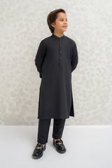 Boys Black Kurta Pajama B-623