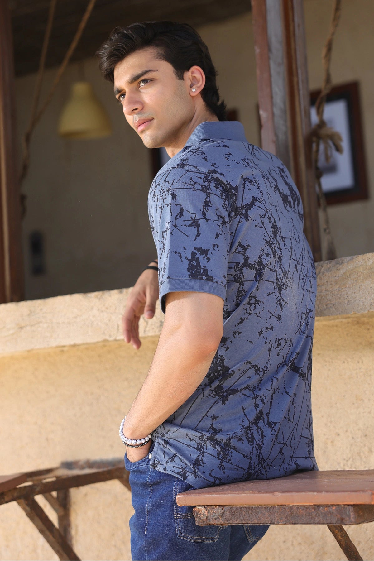 Printed Polo Pique for Men