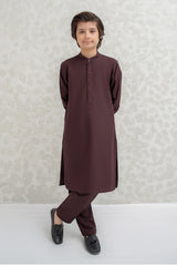Boys Rust Kurta Pajama B-626
