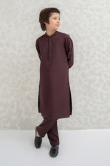 Boys Rust Kurta Pajama B-626