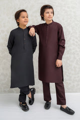 Boys Black Kurta Pajama B-623