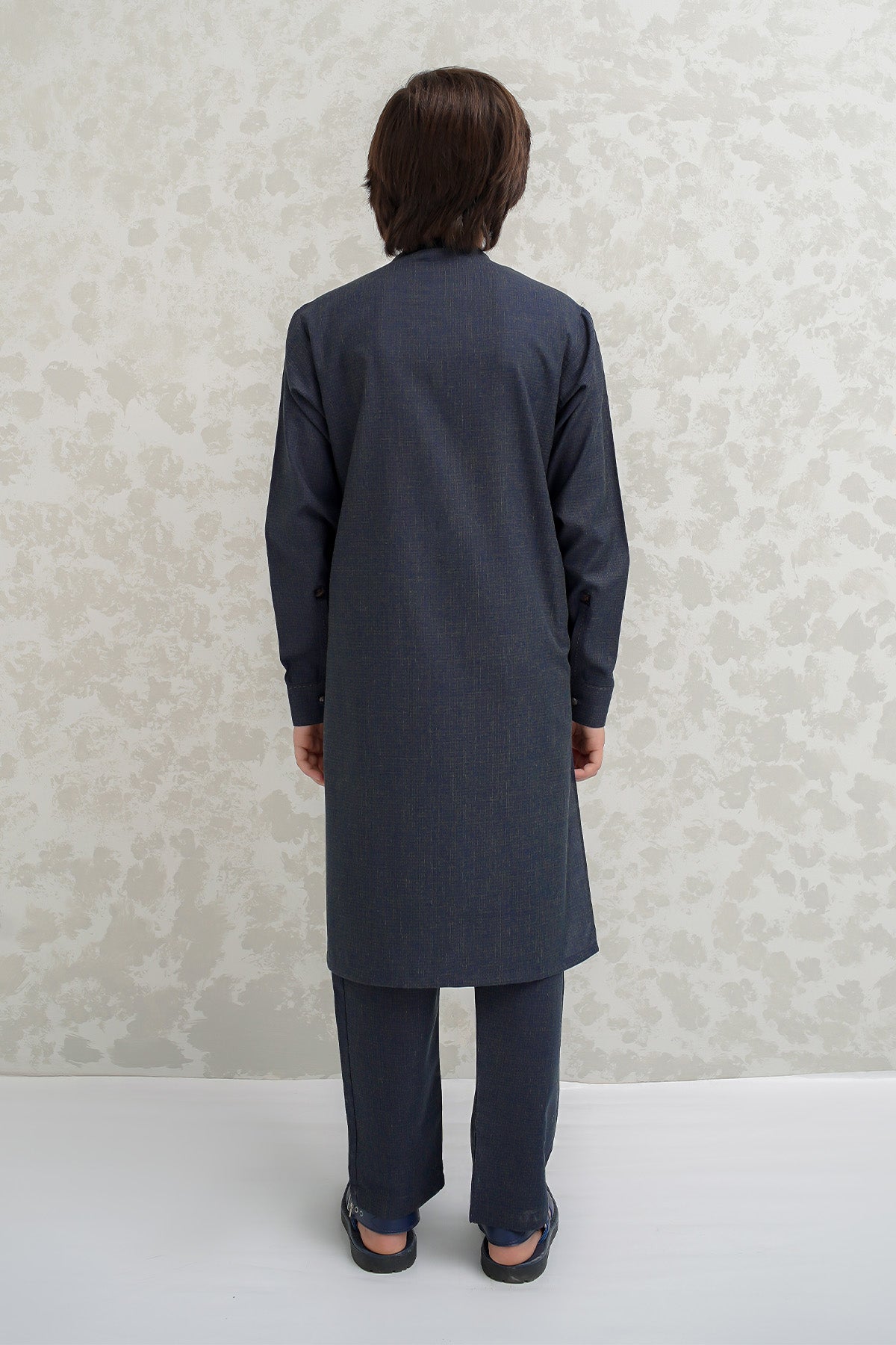 Boys Black Kurta Pajama - B-628