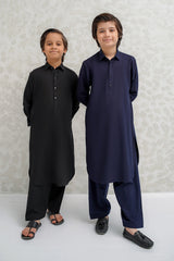 Boys Black Shalwar Kameez - B624