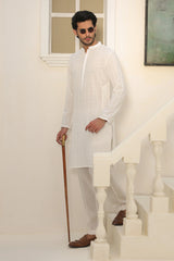 Men’s Off-White Kurta with Pants