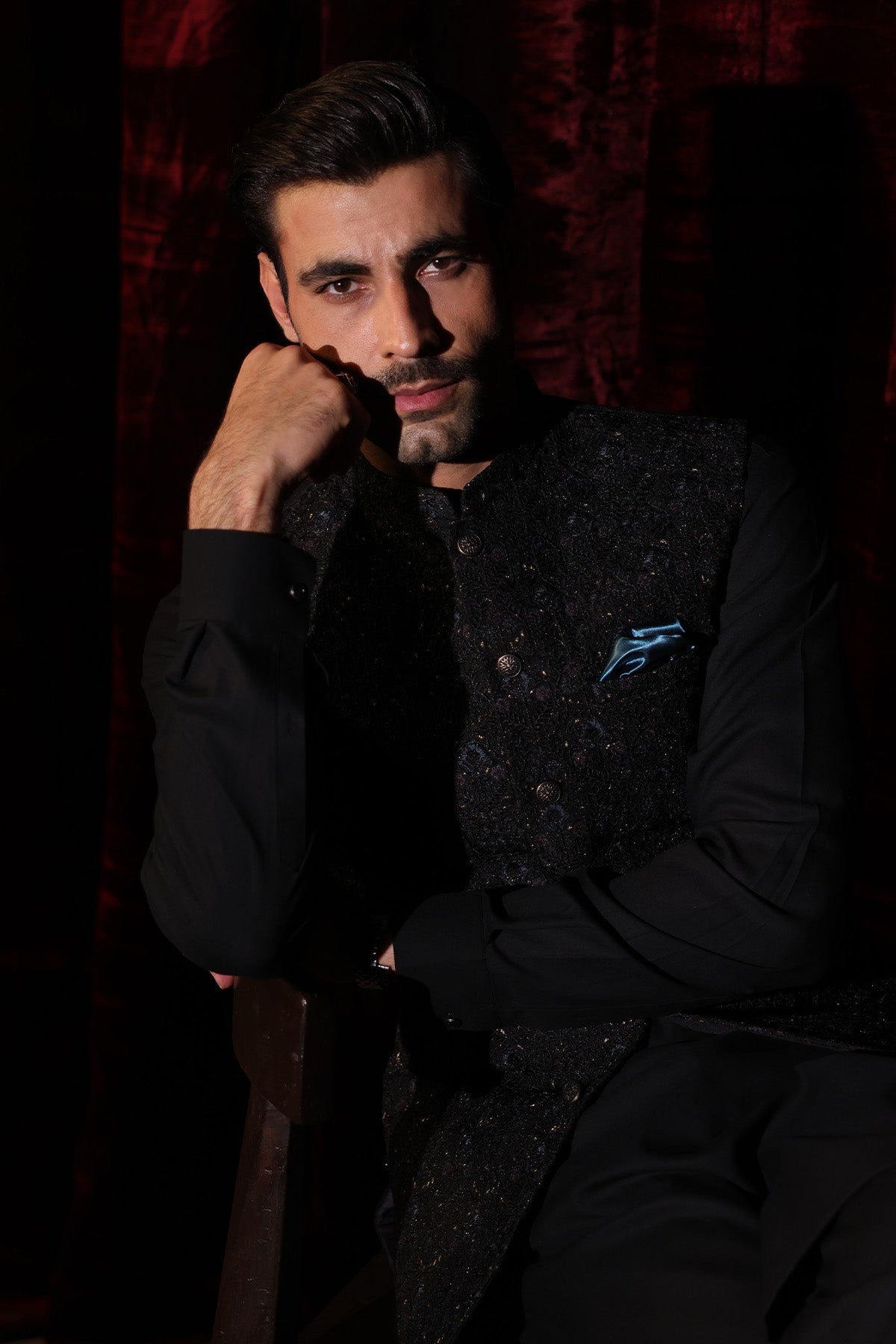 Premium Embroidered Waistcoat