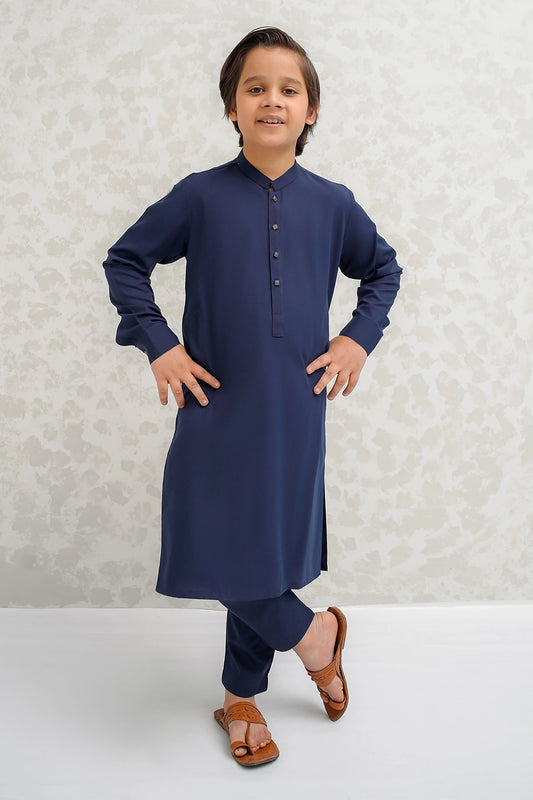 Boys Blue Kurta Pajama B-626