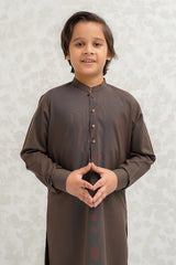 Boys Brown Kurta Pajama B-626