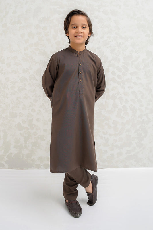 Boys Brown Kurta Pajama B-626