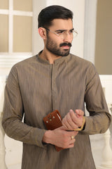 Men's Cotton Kurta With Pants - 1825