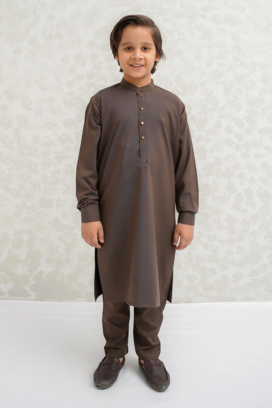 Boys Brown Kurta Pajama B-626