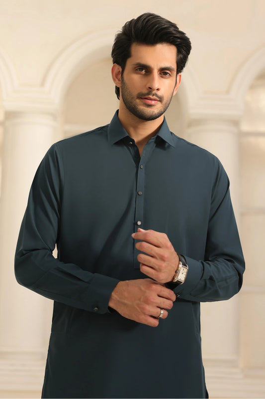 Mens Grey Kurta Shalwar
