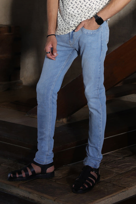 Slim Fit Blue Jeans for Men