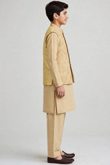 BOYS TROUSER SUIT PLAIN WITH EMBROIDERED W/C B-661