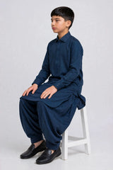Boys R-Blue Shalwar Kameez B-673