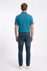 JACQUARD COLLAR WITH DOUBLE TIPPING GPT-009