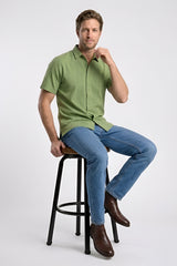 FRONT OPEN JERCEY TEE WITH PRINT GFOT-004