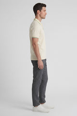 JACQUARD COLLAR WITH DOUBLE TIPPING GPT-009