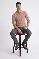 Jacquard Polo with Horizontal lines GPT-007