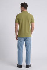 Jacquard polo with jacquard self lining collar GPT-008