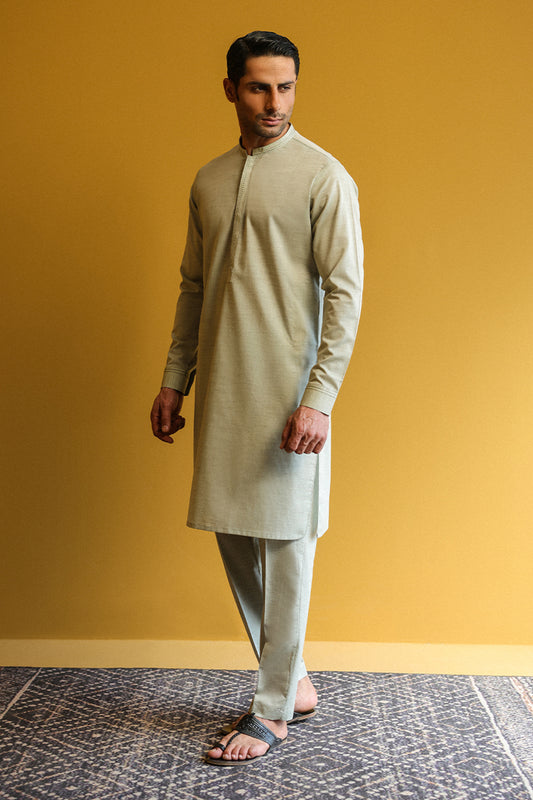 Men's Kurta With Pants - 1861