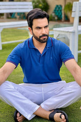 Cotton Pique Polo Tee for Men