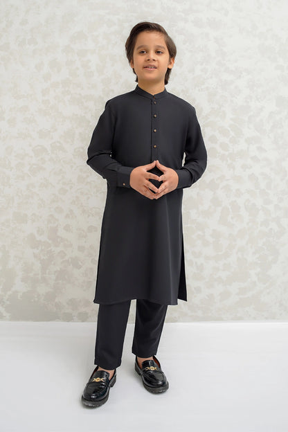 Boys Black Kurta Pajama  B-623