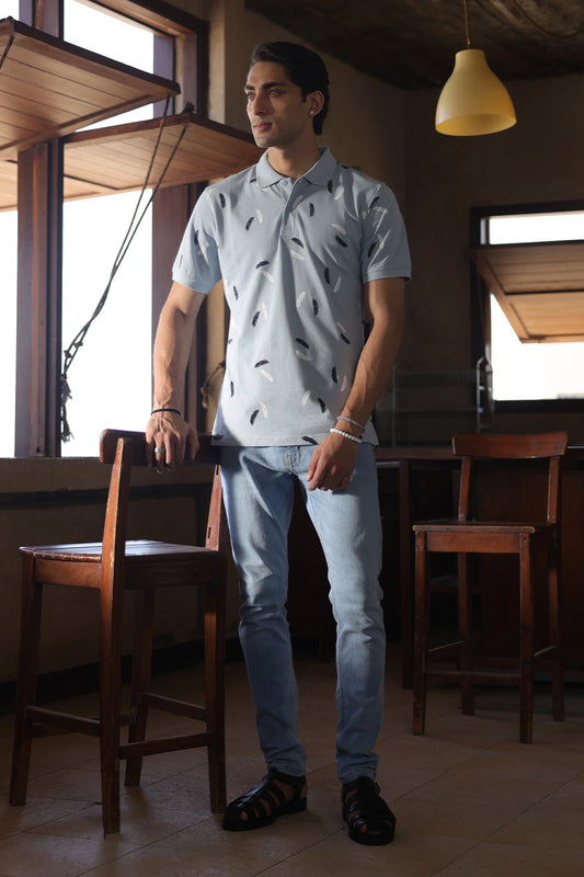 Printed Polo T-Shirt - GPT-002