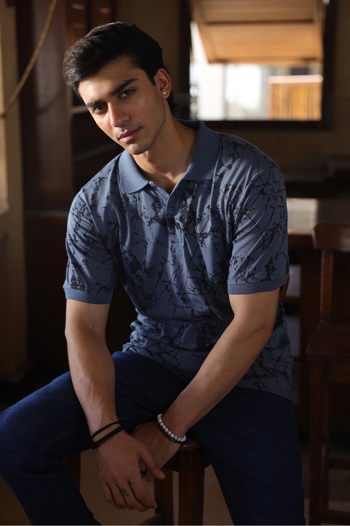 Printed Polo Pique for Men