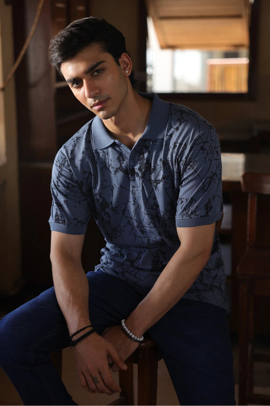 Printed Polo Pique for Men