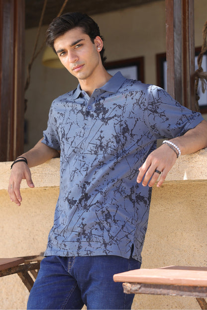 Printed Polo Pique for Men
