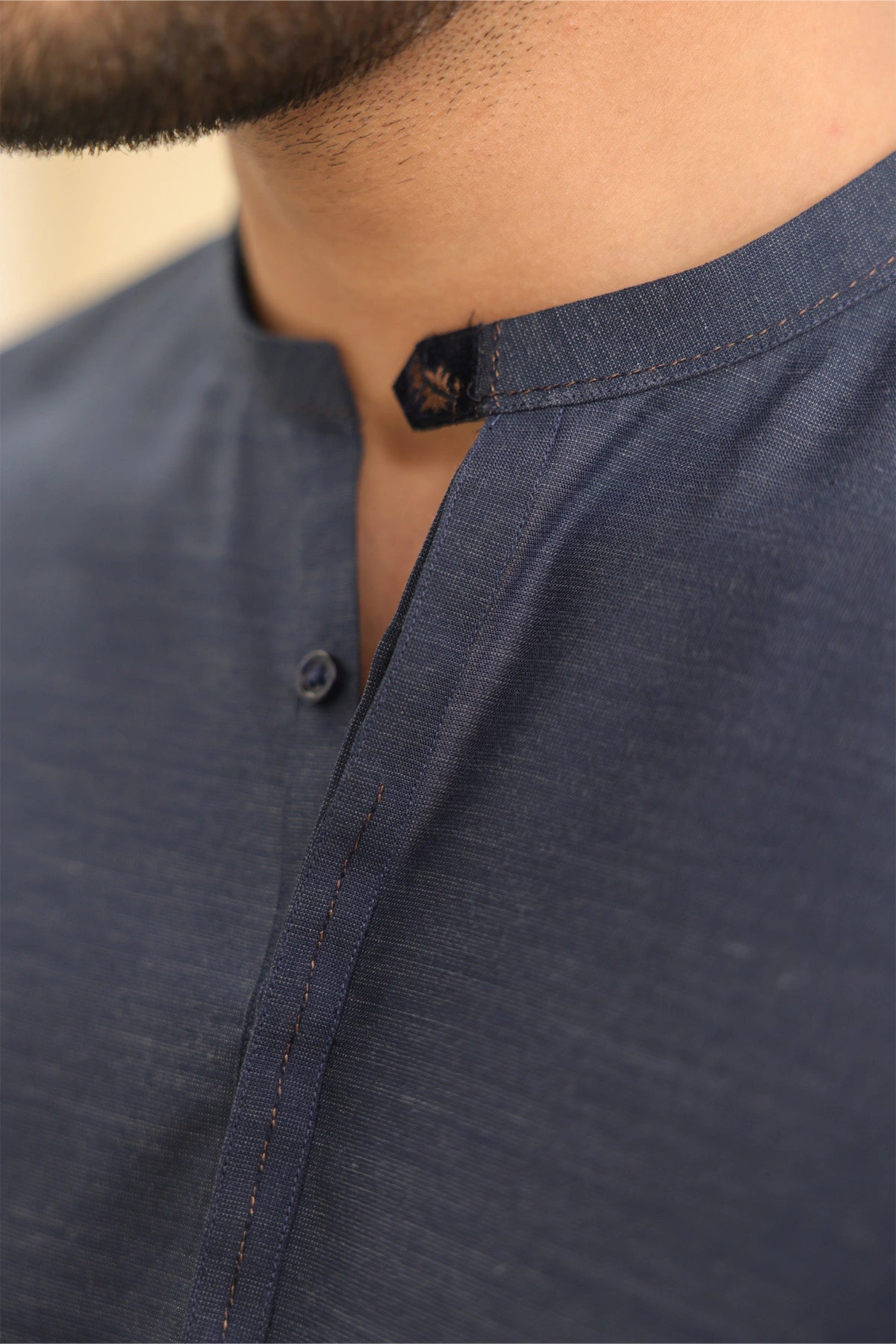 Navy Blue Kurta Pants - 1823