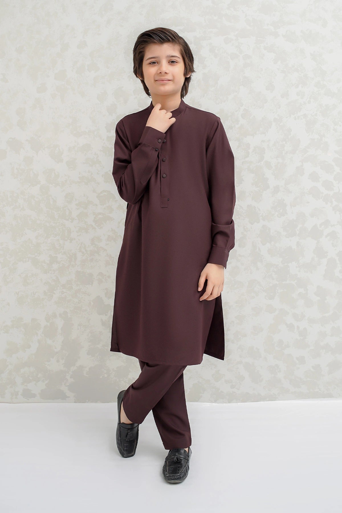 Boys Rust Kurta Pajama  B-626