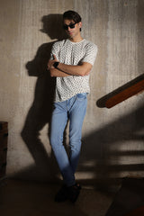 Slim Fit Blue Jeans for Men