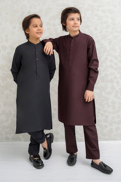 Boys Black Kurta Pajama  B-623