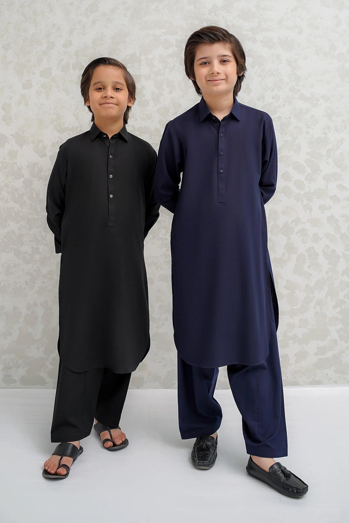 Boys Black Shalwar Kameez - B624
