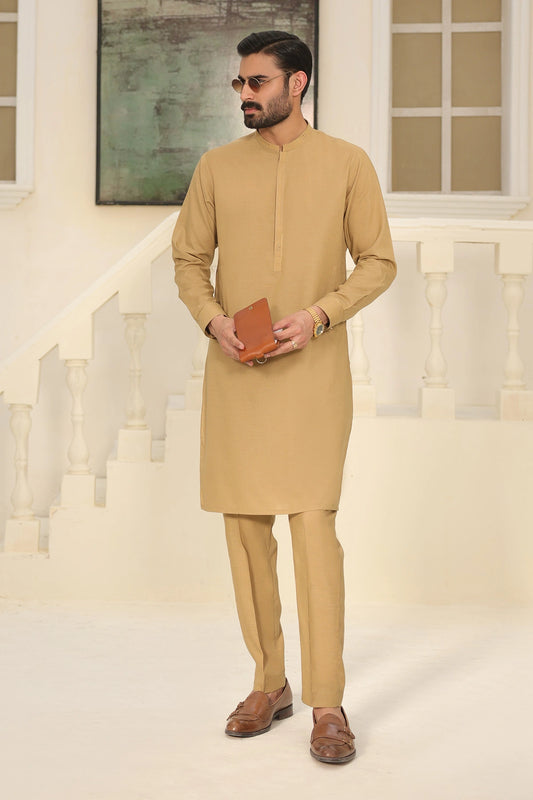 Mens Golden Kurta with Pants