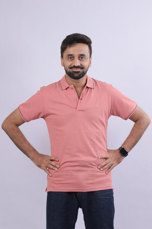Tipping Collar Polo T-Shirt - GPT-001