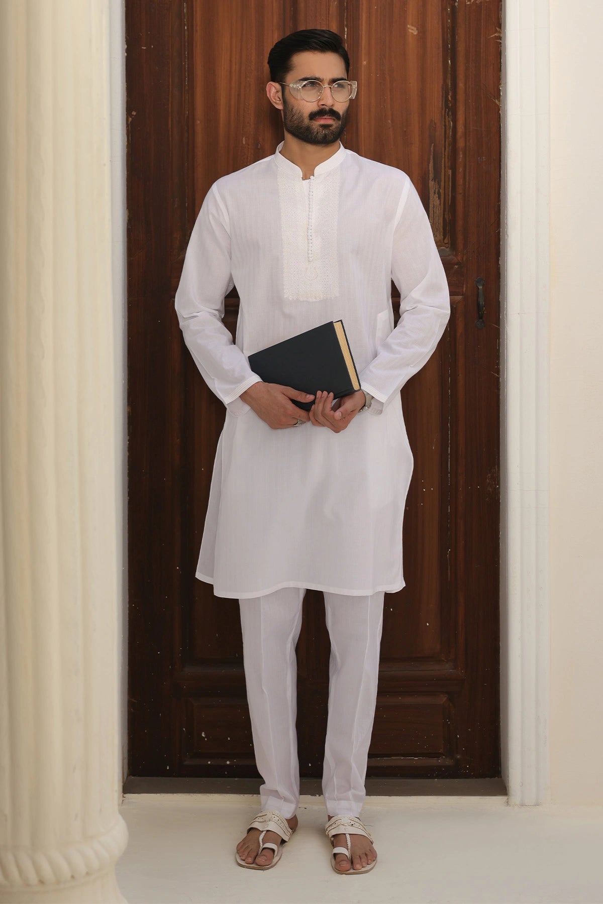 Mens Cotton Kurta with Pants