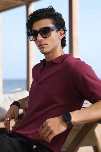 Tipping Collar Polo Tee for Boys