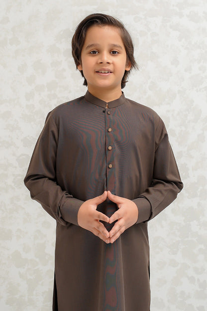 Boys Brown Kurta Pajama  B-626