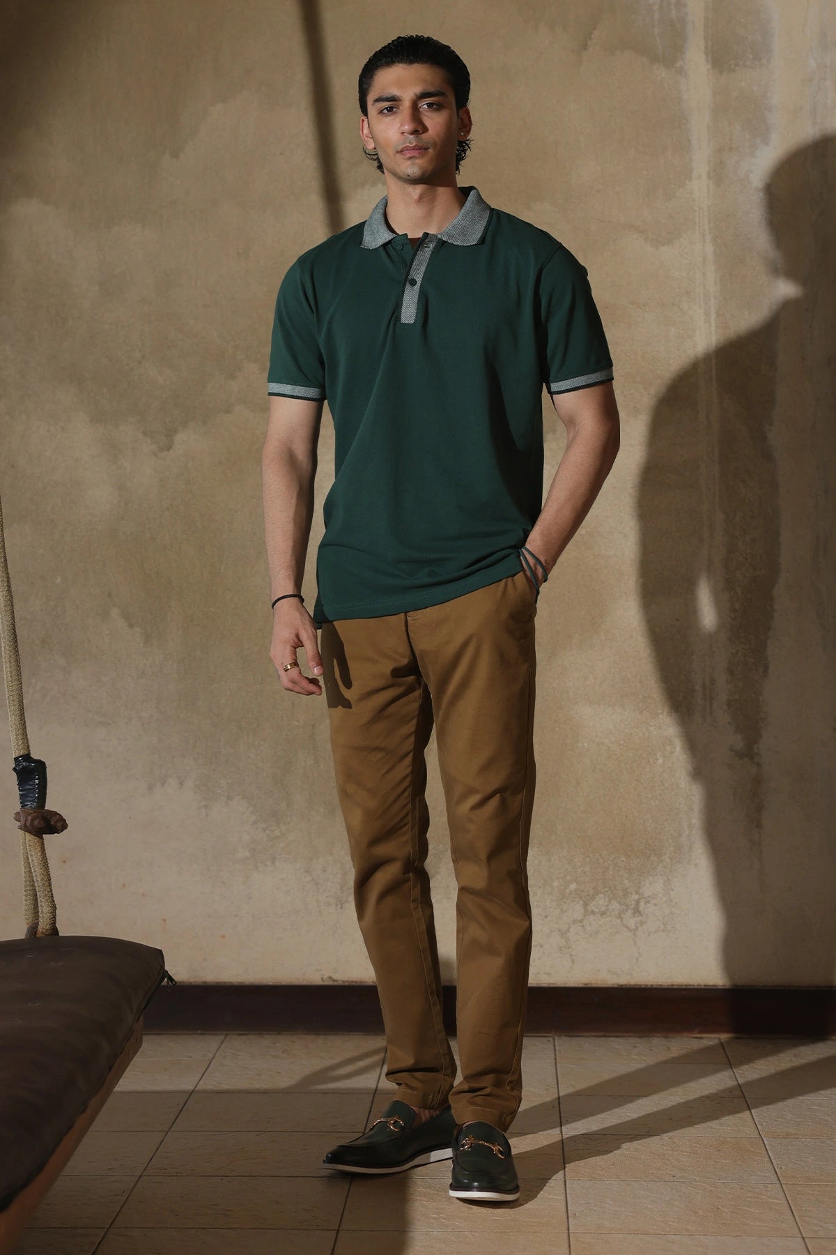 Cotton Stretch Polo for Men