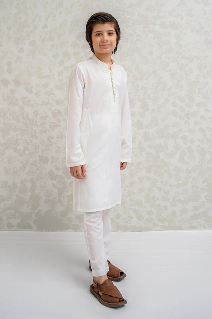 Off White Kurta Pajama for Boys