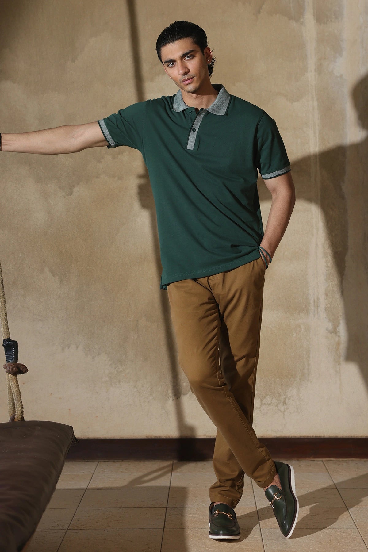 Cotton Stretch Polo for Men
