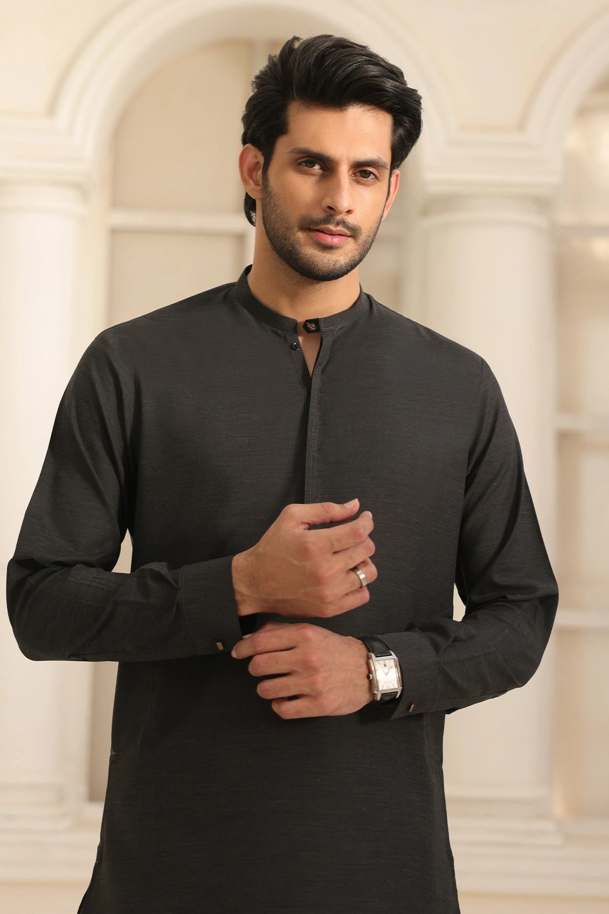 Buy Black Blended Kurta with Pant