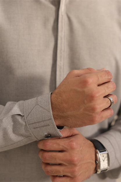 Grey Kurta Shalwar for Men