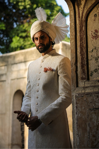 Self Embroidered Sherwani for Men
