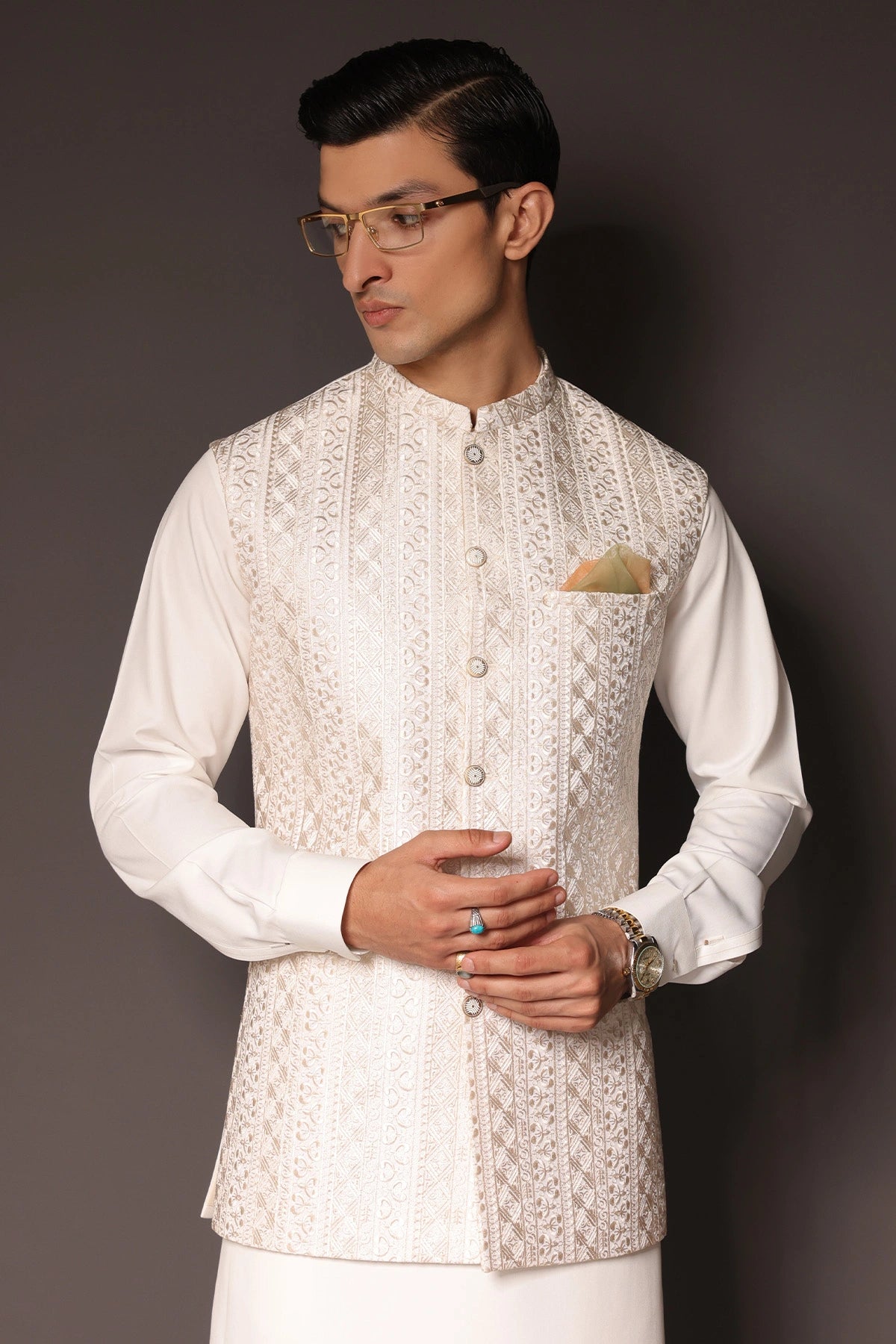 Striped Waist Coat - WC-261