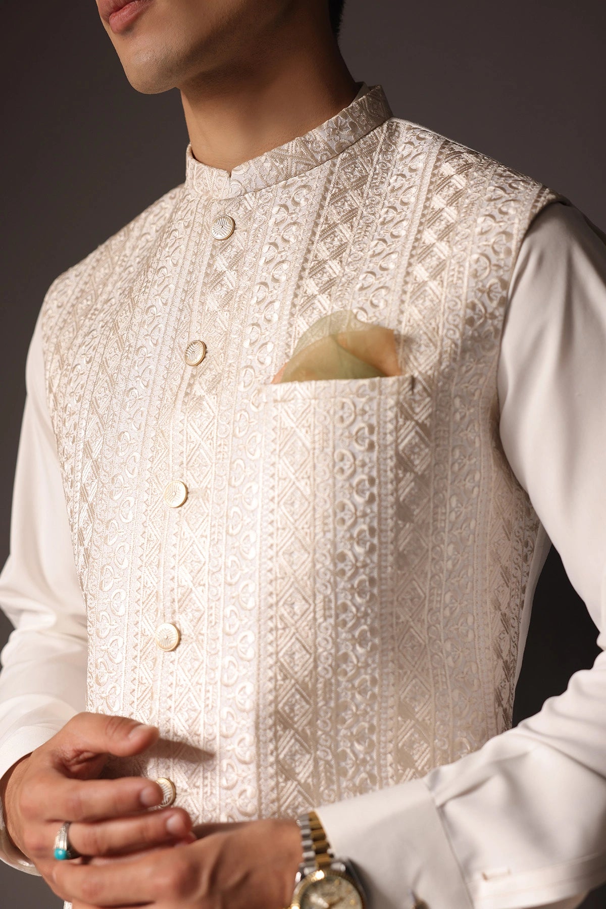 Striped Waist Coat - WC-261