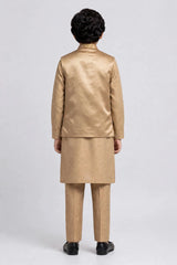 BOYS TROUSER SUIT PLAIN WITH EMBROIDERED W/C B-661