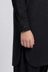 Boys Black Shalwar Kameez B-673